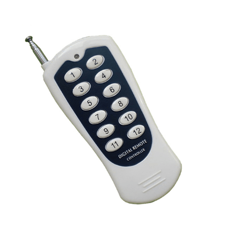 Buy 433MHZ RF Remote - 12 Channel - With Battery on Robotistan Maker Store