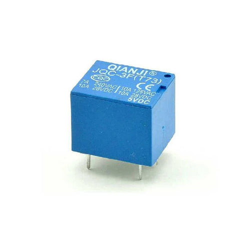 Buy 5V 7A 5 Pin Single Contact Relay - JQC-3F(T73)-5VDC on Robotistan Maker Store