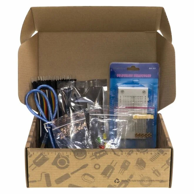 Buy Electronic Mini Starter Kit - Compatible with Arduino UNO on Robotistan Maker Store