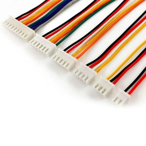 Buy JST-XH 2.54mm 2 Pin Single Core Connection Cable 26AWG 20cm on Robotistan Maker Store