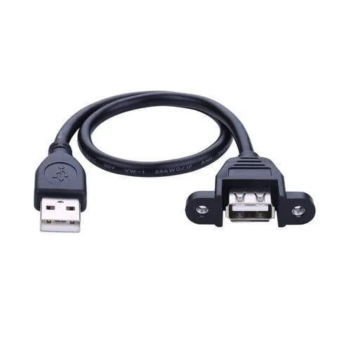 Buy Panel Type USB Cable - A Male to A Female Converter on Robotistan Maker Store