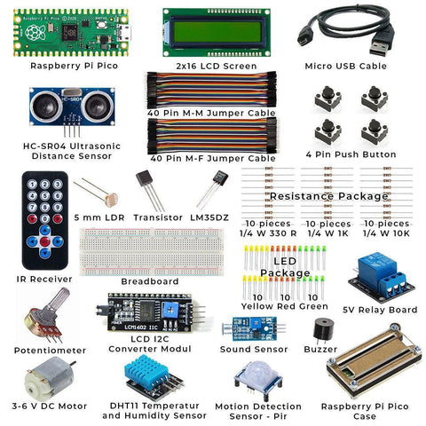 Buy Raspberry Pi Pico Super Starter Kit on Robotistan Maker Store