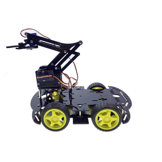 Buy REX Robotic Arm on 4WD Chassis Kit on Robotistan Maker Store