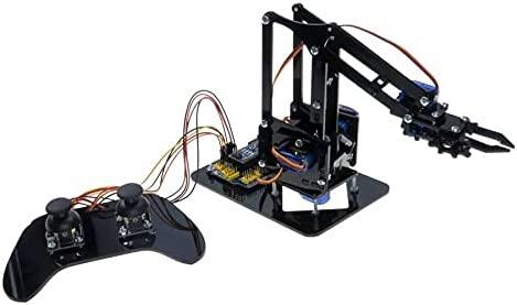 Buy Robotistan - Plexi Robot Arm with Electronics - DIY Joystick Controlled Arm - Robotistan Nano CH340 on Robotistan Maker Store