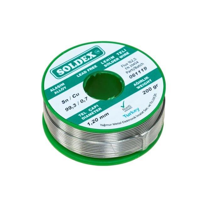 Buy Solder Wire - RoHS Lead Free - 1.2mm/.047" diameter - 200g on Robotistan Maker Store